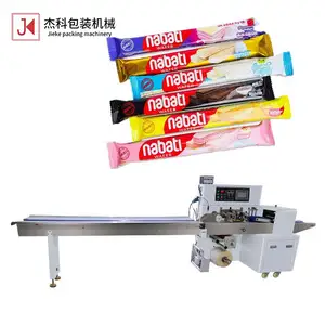 JIEKE Instant noodles Large size secondary packaging machine upper cupcake waffle chocolate bar biscuit cookie packing machine