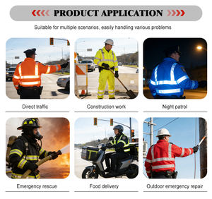 เสื้อฮู้ดทำงานทนไฟหลายมาตรฐาน ป้องกันไฟลาม สะท้อนแสง ป้องกันไฟฟ้าสถิต ขายส่ง - Product Image 5