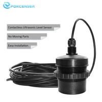 Sensor Level Ultrasonik Pokcenser PWL-U500 Daya Rendah RS485 Modbus Pemancar Level Air Saluran Irigasi 4-20mA Meter