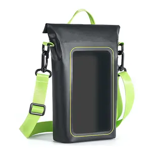 Modis 2l tahan air ponsel membawa kantong Custom berenang Pvc ponsel tahan air tas kering dengan ritsleting saku