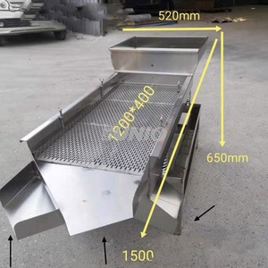 Thép không gỉ hạt tuyến tính rung màn hình nhỏ sàng Shaker điện công nghiệp rung Máy sàng lọc - Product Image 6