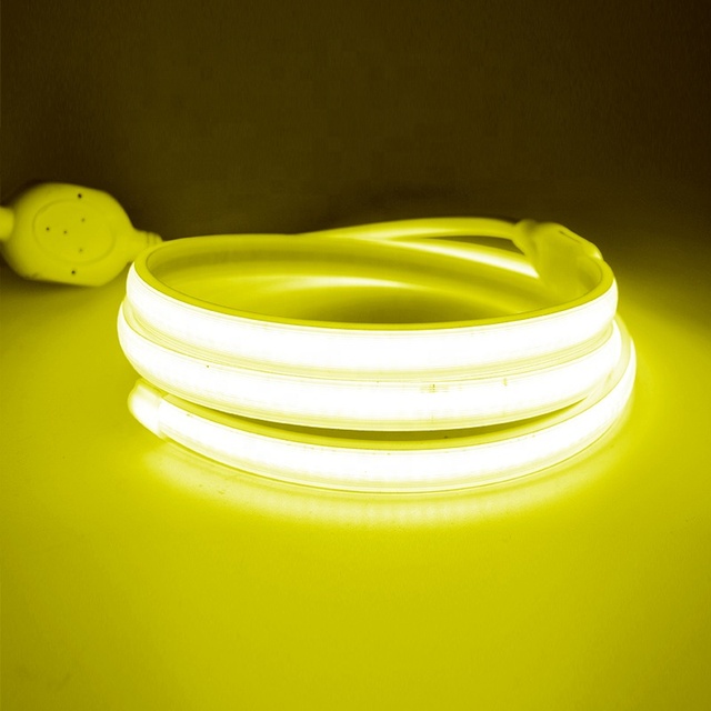 Hot Sale RGB Dotless Wholesale COB LED Light Strip IP65 Waterproof 12W/M Ultra Bright for Cabinet Kitchen Stair Lighting 2-Year