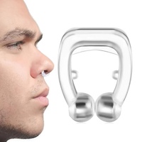1 pièce Dispositif anti-ronflement en silicone pour un sommeil réparateur, pince nasale magnétique anti-ronflement pour une meilleure qualité de sommeil, outil de soin personnel