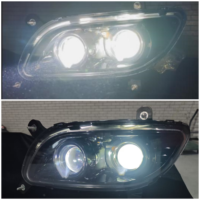 1 PAIRE de feux antibrouillard LED 24V compatibles avec DAF XF106 CF SF EURO TRUCK avec double lentille LED