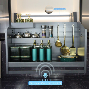 Sistema de Elevación Automático para Gabinetes, Elevador Inteligente con Sensor para Gabinetes de Cocina, Control por Voz, Sistemas de Elevación para Armarios R256pro Automa - Product Image 2