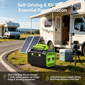 Station d'alimentation portable 300W 145Wh, mini générateur solaire, alimentation d'urgence domestique ininterrompue - Product Image 1