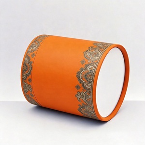 บรรจุภัณฑ์กล่องทรงกระบอกทำจากกระดาษแข็งรีไซเคิลได้ <span class=keywords><strong>เป็น</strong></span>มิตรกับสิ่งแวดล้อม สำหรับบรรจุภัณฑ์แป้งฝุ่นและน้ำหอม - Product Image 2