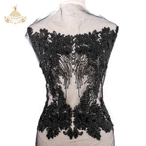 Royal blue Strass corpetto appliques perline per la cerimonia nuziale abiti di cristallo - Product Image 5