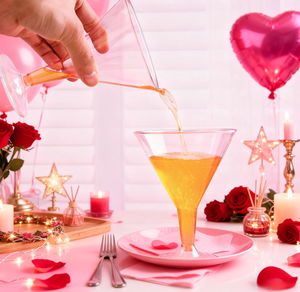 Verres à cocktail en plastique transparent colorés, couleurs assorties, verres à margarita, fournitures de fête, jetables, en vrac - Product Image 3