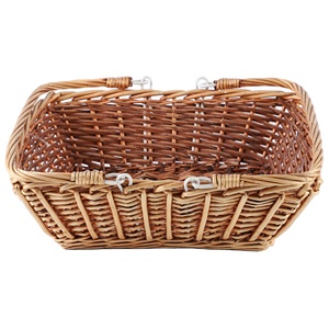 Cheap Factory Price Multifunction Natural Color Wood Rattan Cane Storage Baskets For Gift
