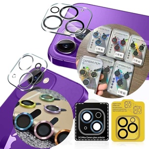 Protection d'objectif d'appareil photo pour <span class=keywords><strong>iPhone</strong></span>, verre trempé résistant aux rayures, compatible avec les séries X, XS, XR, <span class=keywords><strong>11</strong></span>, 12, 13, 14, 15 - Product Image 3