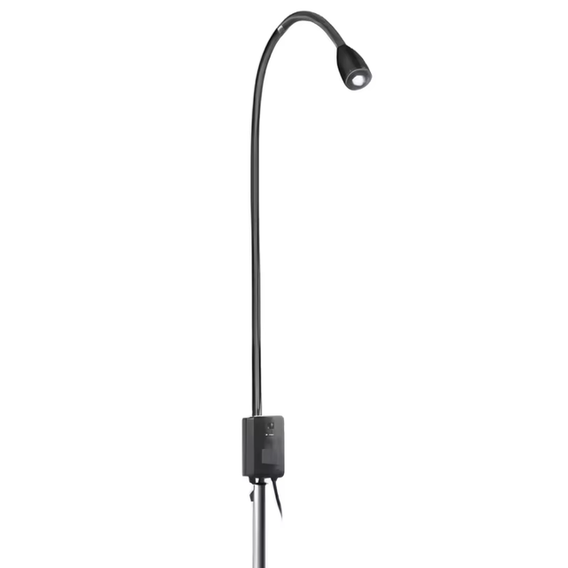 Medical Examination Light 3W Dimmable LED Gooseneck for Surgery Dental Veterinary with Rail Wall Desk Mount CE