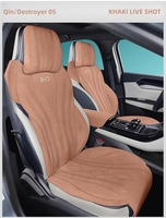 Marcan Ensemble complet de 10 coussins de siège de voiture en daim respirant et confortable, multicolores, tendance, universels pour toutes les saisons