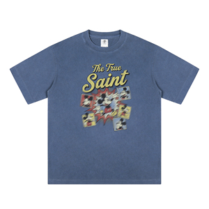 Camiseta Extra Grande con Estampado de Ratón de Dibujos Animados, Estilo Vintage Lavado, para Hombre y Mujer |   Ropa Urbana de Algodón Grueso - Product Image 1