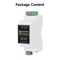 Serveur série industriel Waveshare à montage sur rail, convertisseur RS485 vers WiFi et Ethernet, module passerelle IoT Modbus MQTT, fabriqué en Chine