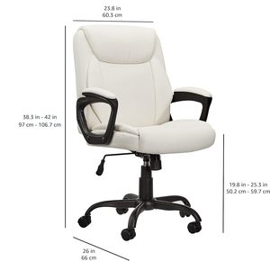 CA ANJI Manufacturer Office Furniture <strong>Chair</strong> Revolving Meeting <strong>Chair</strong> <strong>Tan</strong> <strong>Desk</strong> Home Office <strong>Chair</strong> for Office with Wheels Brown/Gold - Product Image 5