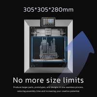 Printer 3D QIDI PLUS4 Kecepatan 600mm/s Suhu Tinggi 65 ℃   Ruang 370 ° C Direct Extruder Auto Leveling 1 Tahun untuk Penggunaan Industri PLA