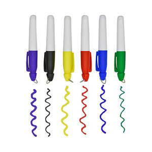 Fournitures de bureau et scolaires, stylo marqueur permanent miniature en plastique à pointe fine personnalisé avec clips - Product Image 2