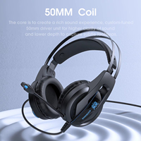 Onikuma Tz5005 5 N 1 Set Gaming Hitam Keyboard Gaming Mouse dan Headset Combo Set Keyboard PC dan Mouse Mat