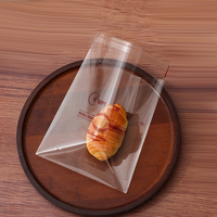 Sacs d'emballage en plastique transparents autocollants personnalisés en PEHD et OPP de qualité alimentaire, modèle B14, marque YS, pour le pain