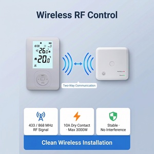 <span class=keywords><strong>Termostato</strong></span> Wireless RF <span class=keywords><strong>per</strong></span> Caldaia a Gas, Design Flessibile, Ecologico, <span class=keywords><strong>per</strong></span> Uso Domestico, Ufficio, Appartamento, Hotel, Sistema di <span class=keywords><strong>Riscaldamento</strong></span> a Pavimento - Product Image 5