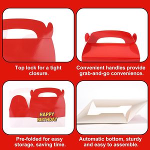 Factory Custom Fast Food Packaging Takeaway Food Burger <b>Box</b> Custom French Fries Fried Chicken Wings Packaging <b>Box</b> - Product Image 4