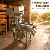 Industriële grote automatische spiraalmotor sapcentrifuge/verticale fruit- en groentepers voor appel, sinaasappel, druif - hoge productiviteit