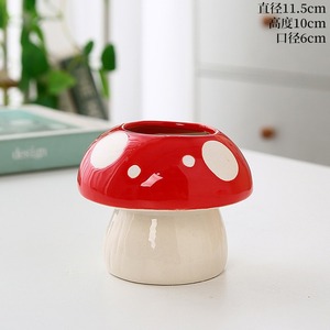 MSH Vaso in Ceramica a Forma di Fungo Cartoonesco, Portapenne Idroponico, Regalo <span class=keywords><strong>per</strong></span> Ragazze - Product Image 6