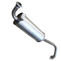 Système d'échappement automobile à haut taux de conversion, silencieux d'échappement, tuyaux d'échappement pour Toyota Land Cruiser FZJ80 arrière