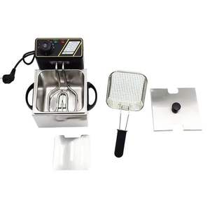 GFE-2.5L mini <span class=keywords><strong>friteuse</strong></span> électrique à réservoir unique en acier inoxydable 2L pour la friture de croustilles équipement de restauration commerciale - Product Image 4