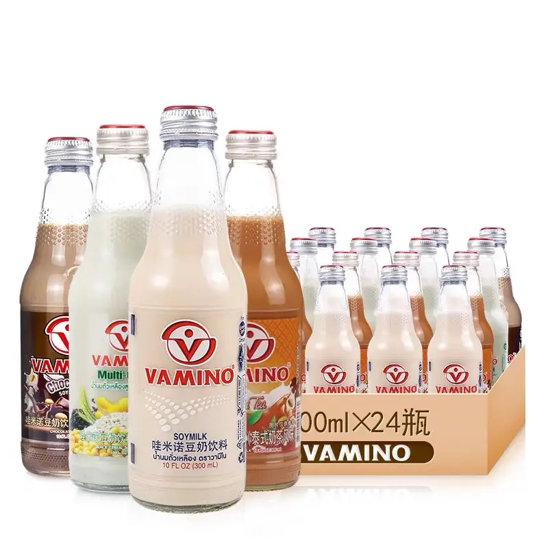 Thai Vegetable Protein Drink 330ml milk tea flavor soft drinks exotic drinks