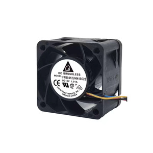 เดลต้า FFB0412UHN-BC2E 12V 1.01A DC พัดลมระบายความร้อนแบบไร้แปรงถ่าน การควบคุมความเร็ว PWM ที่มีการไหลเวียนของอากาศสูง - Product Image 1