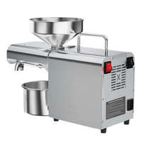 Presse à huile automatique à vis de petite taille pour arachides, soja, sésame, amandes, noix, moringa, pépins de raisin, usage domestique