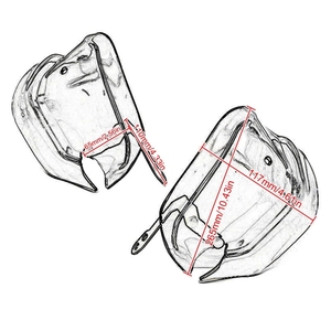 RACEPRO accessoires de moto, Extensions de garde-main pour <span class=keywords><strong>Yamaha</strong></span> Tenere700 <span class=keywords><strong>TENERE</strong></span> <span class=keywords><strong>700</strong></span> XTZ700 2019 <span class=keywords><strong>2020</strong></span> 2021 - Product Image 2