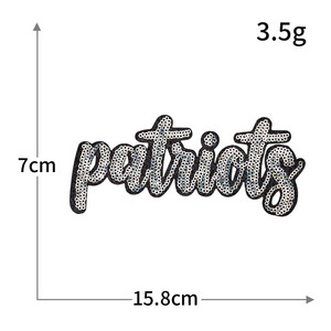 Patchs à sequins thermocollants pour équipes sportives : Cardinals, Buckeyes, Bills, Wildcats, Panthers, Rams – Idéaux pour vestes, sacs à dos et projets DIY - Product Image 6