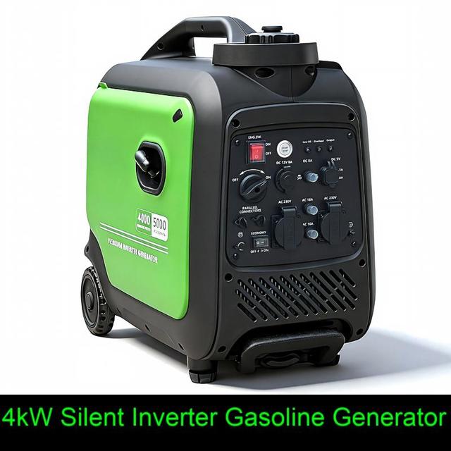 5000 Watts Remote Control Inverter Generator 4000W Silent Portable Gasoline Generator with Electric Start
