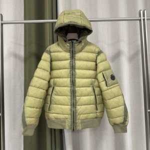 Chaqueta Acolchada con Capucha para Hombre, Abrigo de Invierno a Prueba de Viento, Color Sólido, Ropa Exterior Informal, Relleno de Poliéster, Corte Regular - Product Image 3