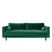 Ensemble de canapé modulaire en forme de L surdimensionné en velours nordique écologique, chaise longue confortable, Cozy Cloud