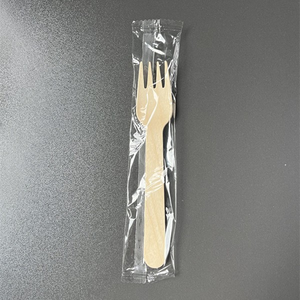 Fourchette en bois jetable <span class=keywords><strong>de</strong></span> qualité A pour salade à emporter <span class=keywords><strong>de</strong></span> nourriture occidentale <span class=keywords><strong>Dessert</strong></span> <span class=keywords><strong>de</strong></span> gâteau aux fruits - Product Image 2