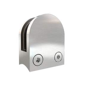 लेदर 304 316 स्टेनलेस स्टील ग्लास फिटिंग ग्लास क्लैंप बैलुस्ट्रेड्स हैंडरेल हार्डवेयर ग्लास रेलिंग सिस्टम सामान - Product Image 3