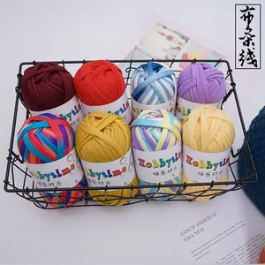 Dimuni T-shirt Fil 100g Chine Fabricant Tricot Sac À Main Crochet Mélangé Fantaisie Fil Pour Tisser T-shirt Fil 100g