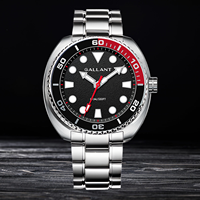 Montre mécanique personnalisée de sport squelette pour homme, accessoire de plongée automatique de 1000 mètres