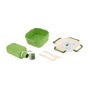 Boîte à lunch carrée pour enfants de 1000 ml, ensemble durable et portable en <span class=keywords><strong>plastique</strong></span> avec <span class=keywords><strong>bouteille</strong></span> d'eau pour l'extérieur - Product Image 6