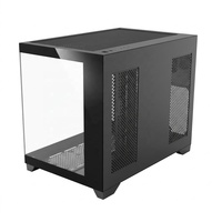 Wholesale Custom MATX Mid Tower Transparent PC Case for Gaming Desktop