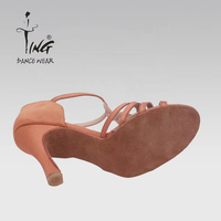 Chaussures de Danse de Salon de Salsa Latine Professionnelles à Talon Personnalisable 5 cm, 3 cm, 8,5 cm, Dessus en Satin, pour Femmes