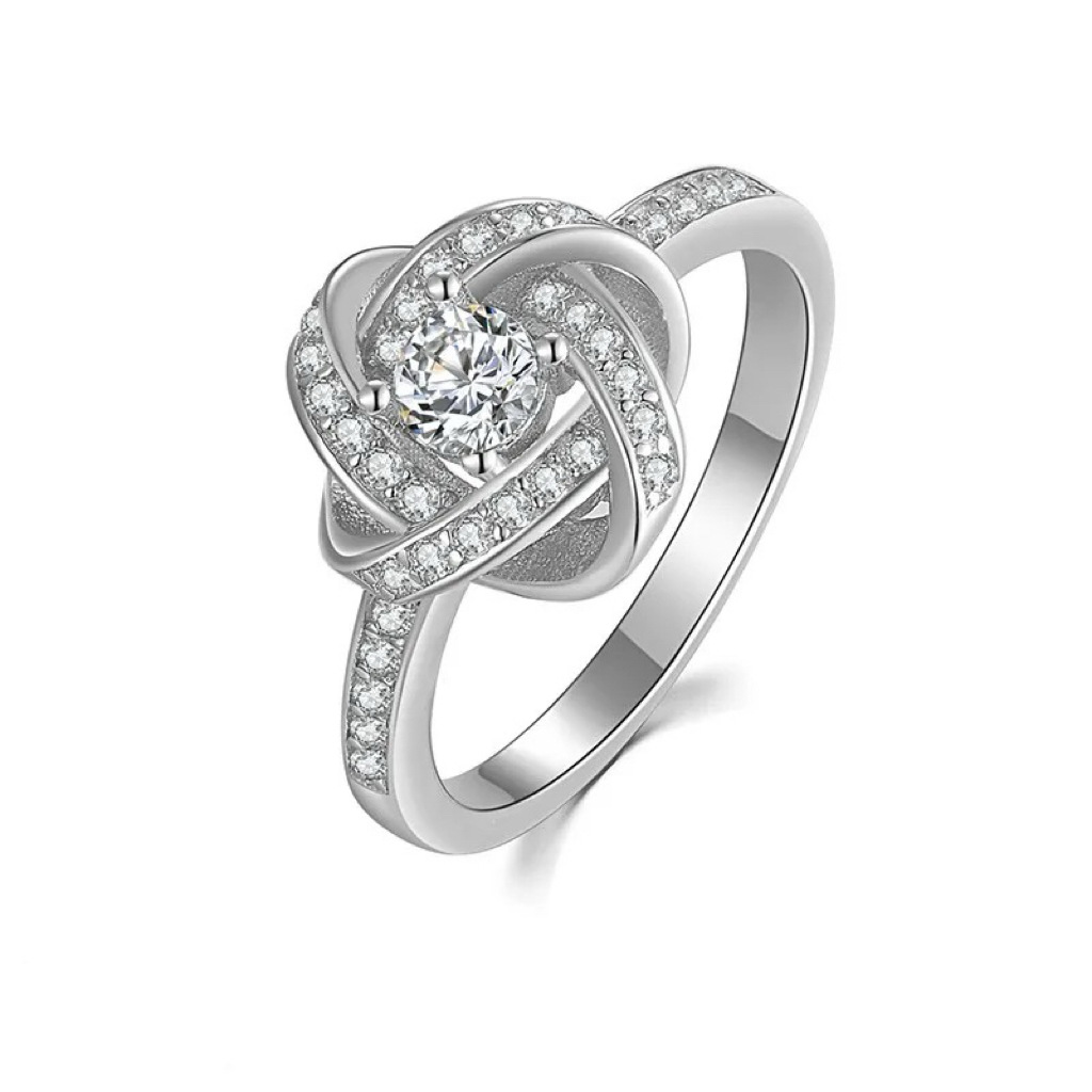 White gold ring
