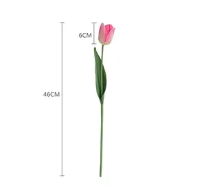 ดอกทิวลิปปลอมดอกทิวลิปแบบมือเดียวดอกทิวลิปปลอมขนาดไม่ใหญ่ - Product Image 5