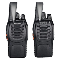 Set Radio HT Baofeng BF-888S dengan Charger Earpiece, Analog, 16 Saluran, Rechargeable, Tahan Air, Jangkauan Jauh