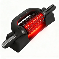 Rouleau de massage musculaire rotatif multifonction rechargeable, masseur électrique à rouleaux avec lumière rouge pour la relaxation musculaire