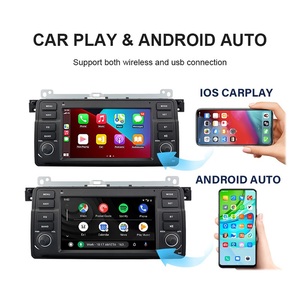 Lecteur DVD de voiture avec écran IPS 4 cœurs de 7 pouces, WIFI, GPS, Android 2 <span class=keywords><strong>Din</strong></span>, <span class=keywords><strong>autoradio</strong></span> pour <span class=keywords><strong>BMW</strong></span> <span class=keywords><strong>E46</strong></span> 1998-2005 - Product Image 2